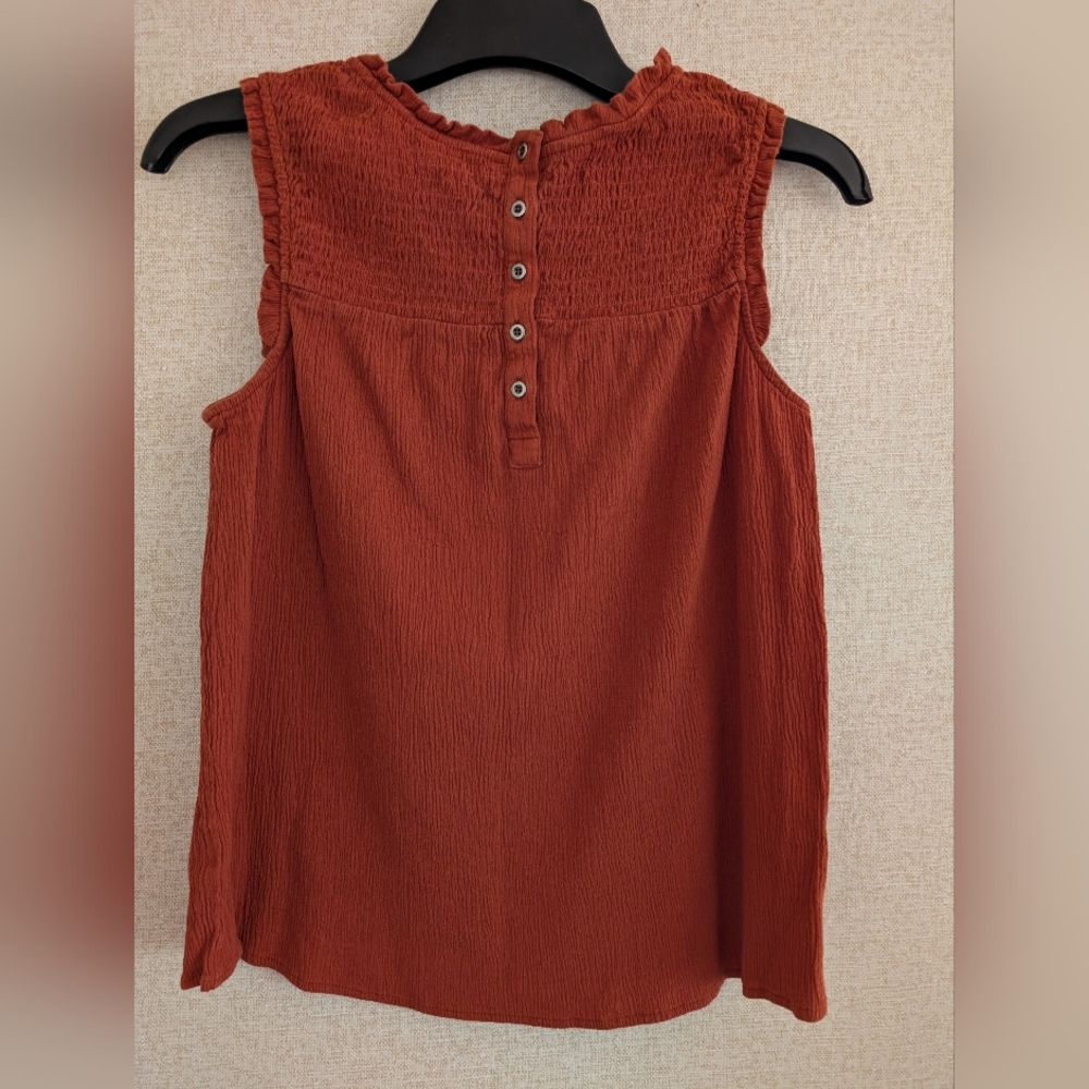 Wishlist Sleeveless Terracotta Tank Top - Picture 2 of 7
